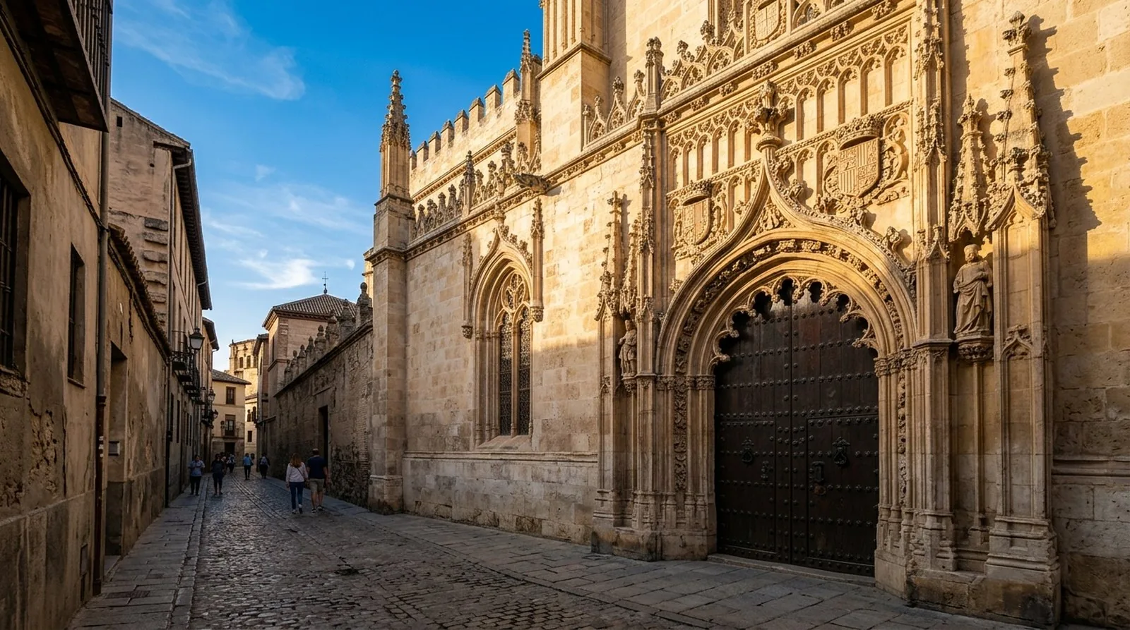 The Royal Chapel entrance on Calle Oficios